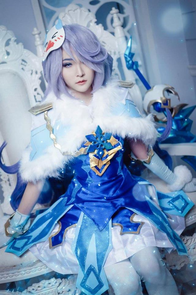 Anime gái xinh cosplay liên quân Bích Hà khó rời mắt