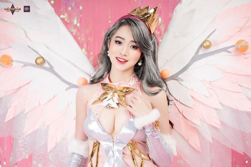 Cosplay lauriel thiên sứ công nghệ sexy quyến rũ