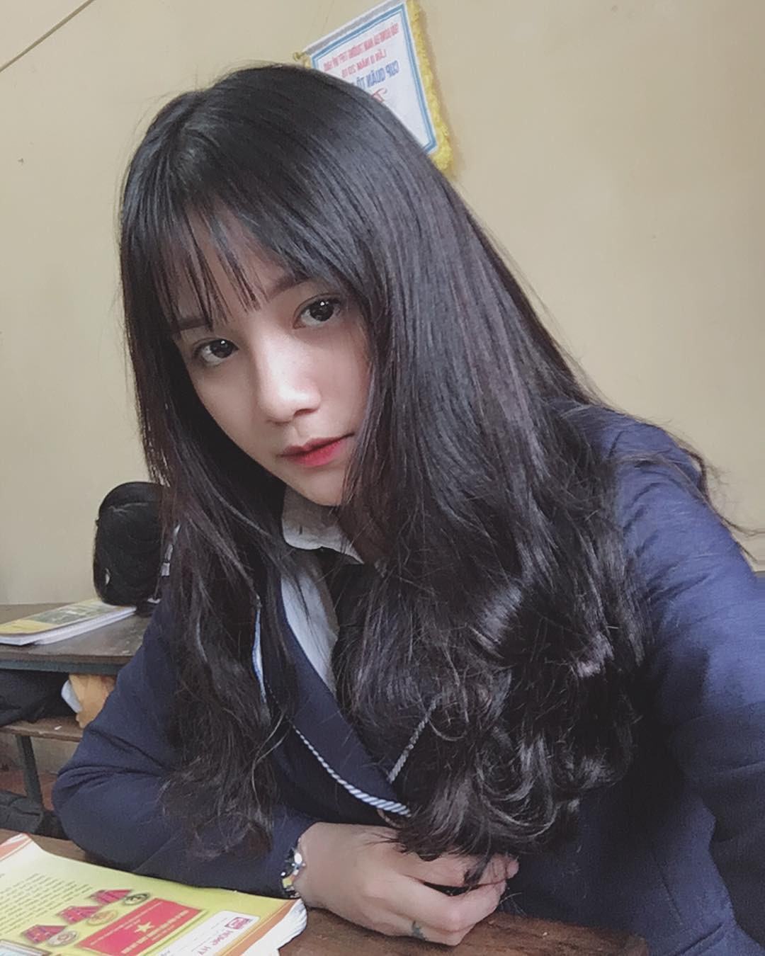 Ảnh gái trên mạng Trần Diệu Ngọc cute girl dễ thương