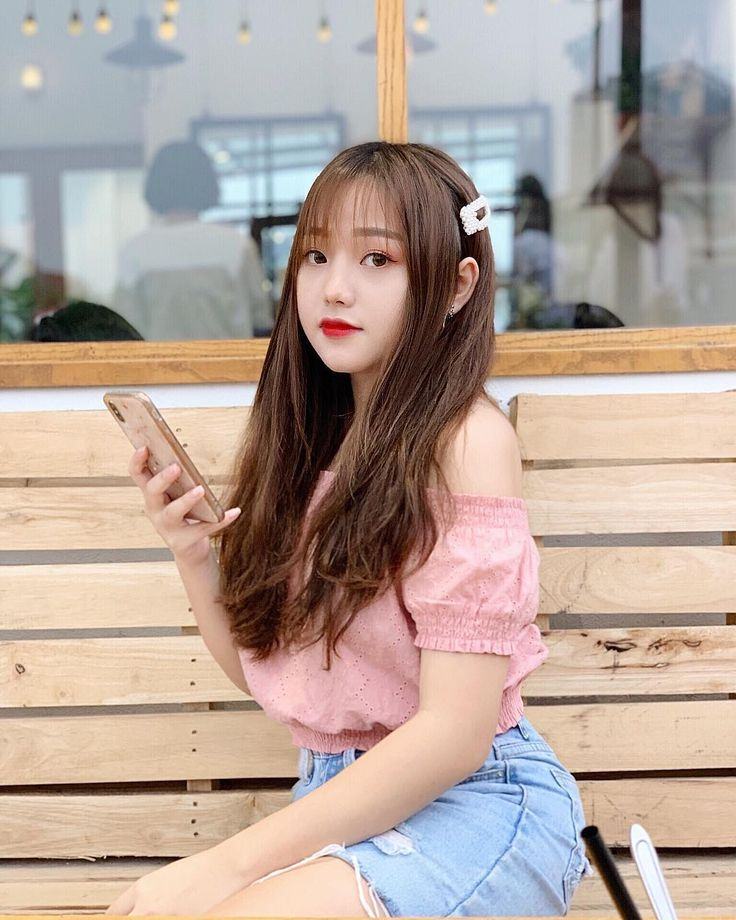 Chụp ảnh gái cute đáng yêu