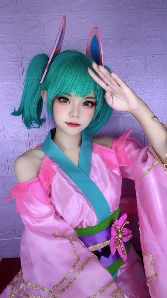 Cosplay lauriel thiên sứ công nghệ